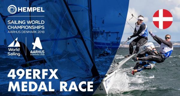 Full 49erFX Medal Race | Aarhus 2018